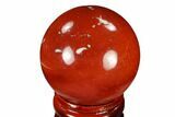 Polished Mookaite Jasper Sphere - Australia #116047-1